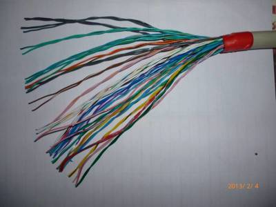 奇怪的大对数电缆,不是按照色谱生产的,怎么区分线序?